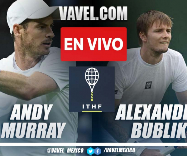 Resumen y mejores momentos del Andy Murray 0-2 Alexander Bublik en ATP Newport