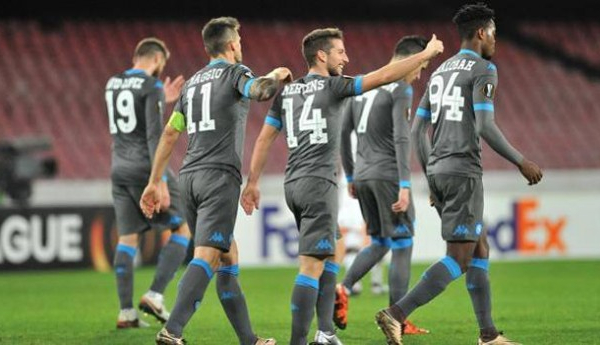 Europa League, il Napoli fa sei su sei: schiantato il Legia (5-2)