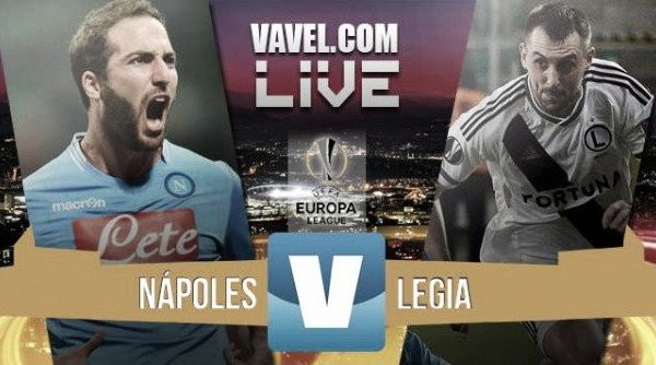 Risultato Napoli - Legia Varsavia, Europa League 2015/16 (5-2): Chalobah, Insigne, Callejon, Mertens (2)
