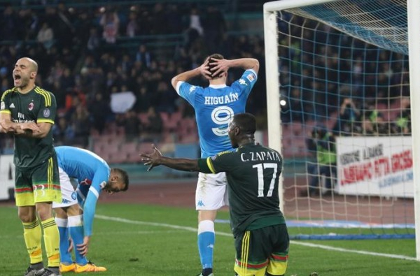 Il Napoli si schianta sul Milan, Hamsik: "Abbiamo dominato, ora testa al Villarreal"