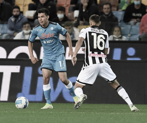 Napoli goleia Udinese fora de casa e assume liderança isolada na Serie A