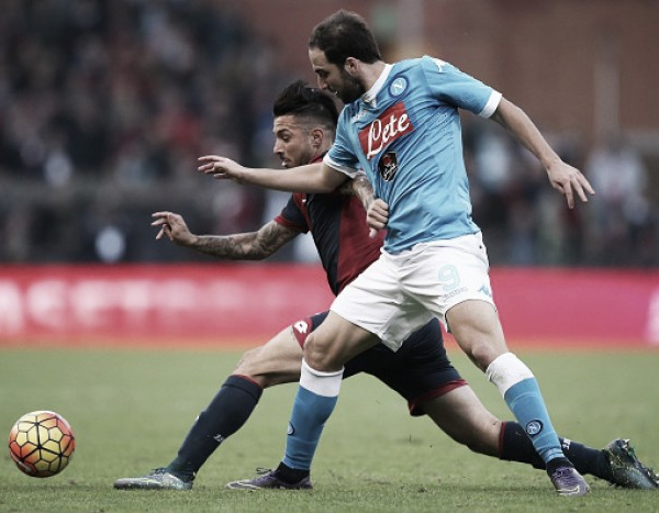 Napoli - Genoa, partita di Serie A 2016 (3-1): doppio Higuain ed El Kaddouri, rimonta azzurra