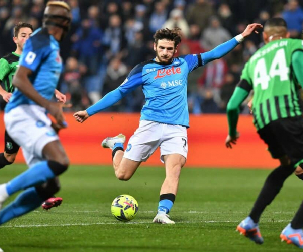 Goles y resumen del Napoli 2-0 Sassuolo en Serie A 2023