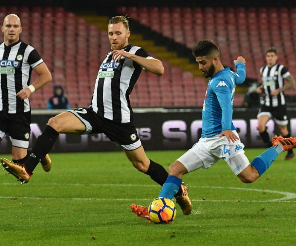 Napoli di misura sull'Udinese, la soddisfazione di Sarri ed Insigne
