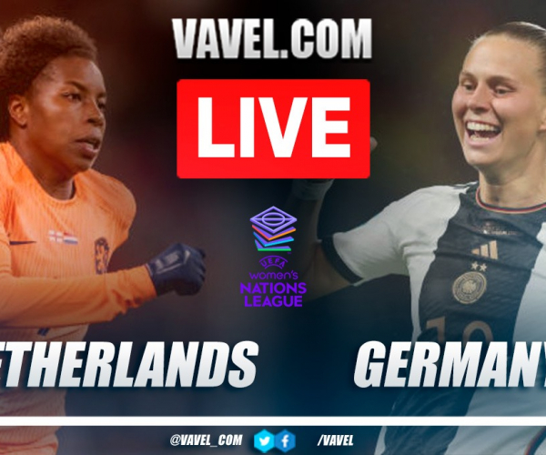 Goals and summary of Netherlands 0-2 Germany in the UEFA Women's Nations League 2024
