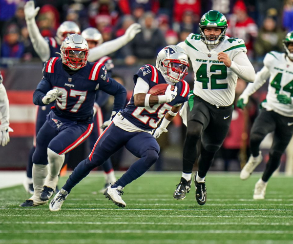 Puntos y resumen del New England Patriots 15-10 New York Jets en NFL 2023
