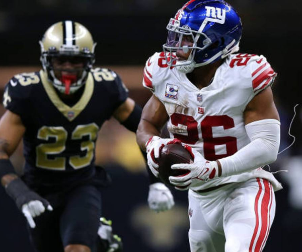 Resumen y anotaciones del New York Giants 6-24 New Orleans Saints en NFL