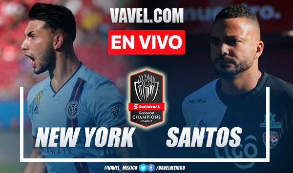 Goles y Resumen del new York 4-0 Santos en Concachampions.