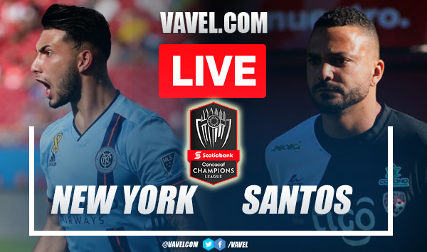 Goals and Summary of the new York 4-0 Santos in Concachampions.