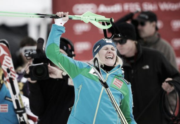 Nicole Hosp risorge: suo lo slalom speciale ad Aspen. Indietro Shiffrin e Maze, male le azzurre