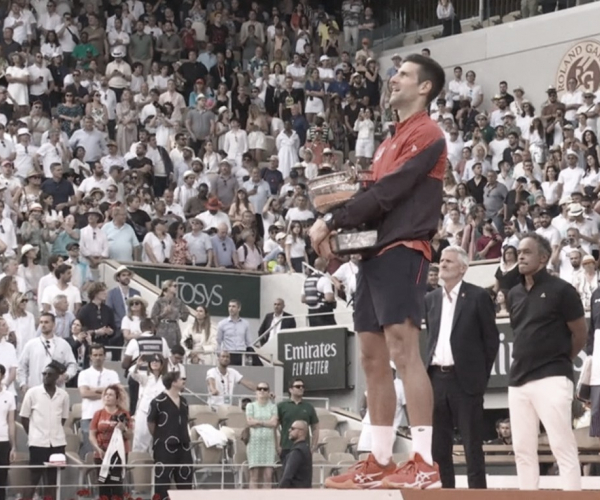 Novak Djokovic vence en París y es el más ganador de Grand Slams 