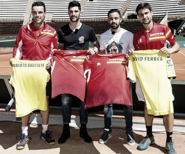 El Villarreal apoya a España en la Copa Davis