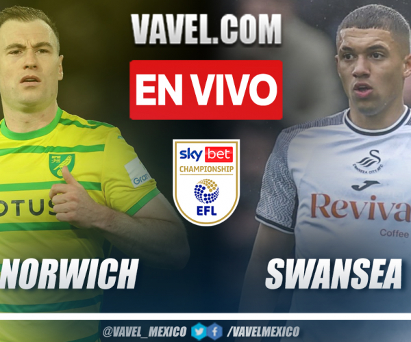 Norwich City vs Swansea City EN VIVO: la visita tiene la ventaja (0-1)