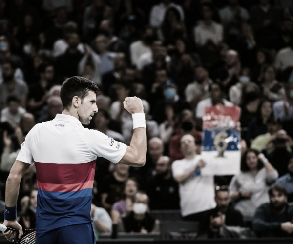 Djokovic passa por Fritz e segue em busca do hexa do Masters 1000 de Paris