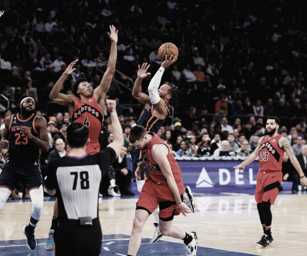 Melhores momentos Toronto Raptors x New York Knicks pela NBA (108-112)