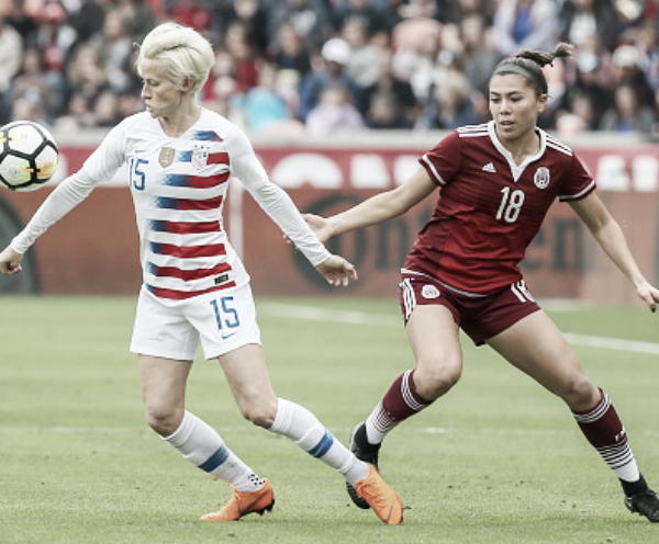 Result: USWNT 6 - 0 Mexico in 2018 Qualifiers