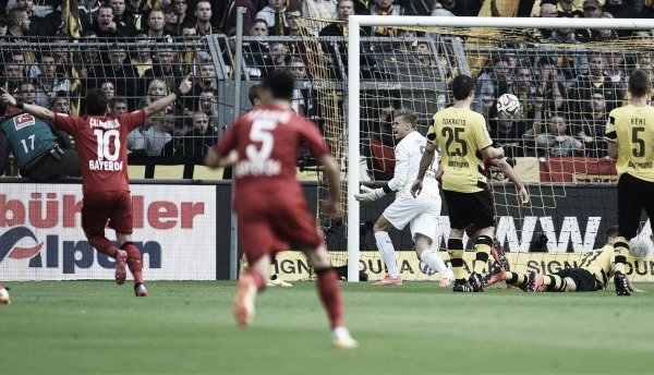Resultado Bayer Leverkusen - Borussia Dortmund en la Bundesliga 2015 (0-0)