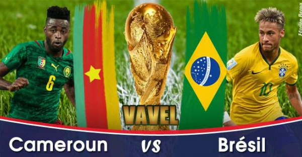 Live Coupe du Monde 2014 : Cameroun - Brésil en direct