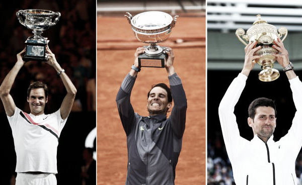 Los tenistas con más Grand Slam en la historia