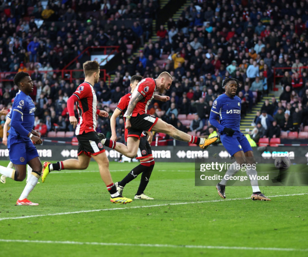 Sheffield United 2-2 Chelsea: Oliver McBurnie scores late equaliser for the Blades