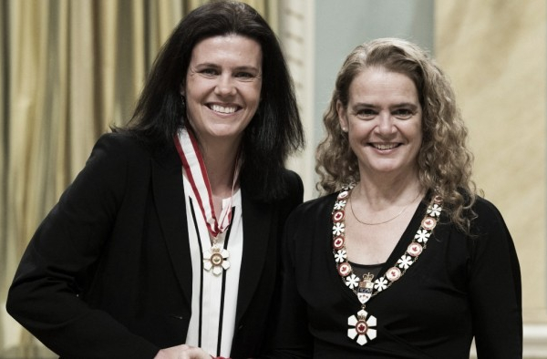 Christine Sinclair receives Order of Canada