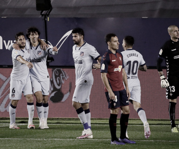 Atlético de Madrid goleia Osasuna e entra na zona de classificação à Champions League