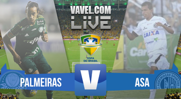 Resultado Palmeiras e ASA de Arapiraca na Copa do Brasil 2015 (0-0)