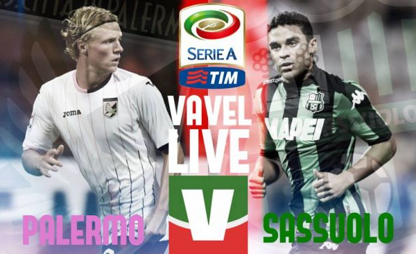 Live Palermo - Sassuolo, risultato partita Serie A 2015/16  (0-1)