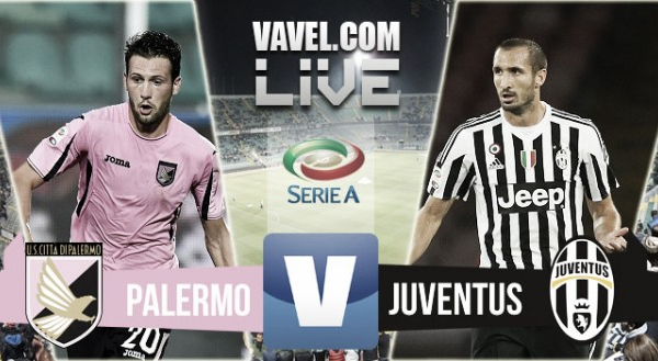 Live Palermo - Juventus, Serie A 2015/16  (0-3)