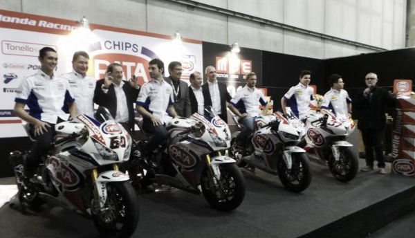 Superbike 2015, presentato a Verona il Pata Honda Team