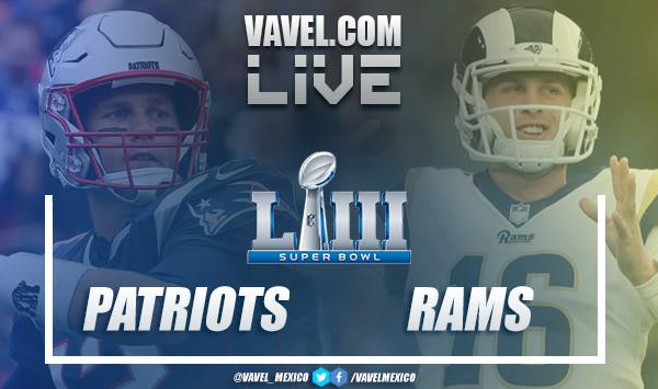 Resultado Los Angeles Rams 3x13 New England Patriots na Super Bowl 2019