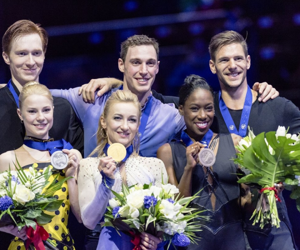 Pattinaggio di figura, Mondiali 2018, coppie artistico: Savchenko-Massot oro e record