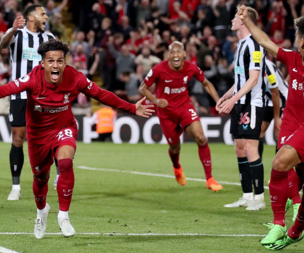 Goles y resumen Newcastle 1-2 Liverpool en la Premier League