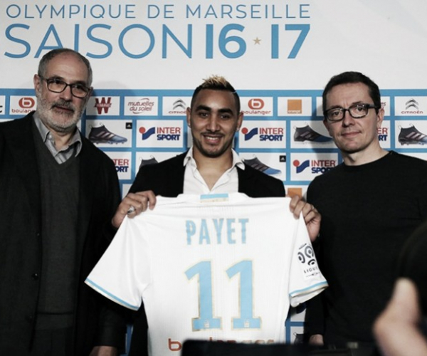 Payet é apresentado e ressalta projeto ambicioso do Olympique de Marseille