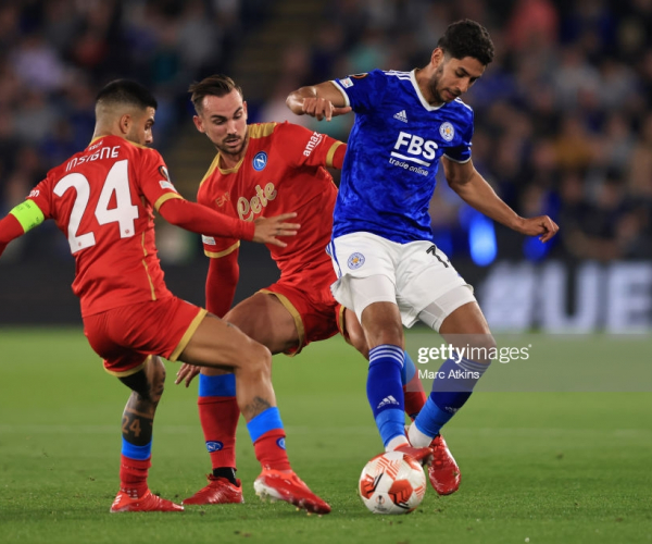 Warm down: Foxes squander a two goal lead to draw with Napoli