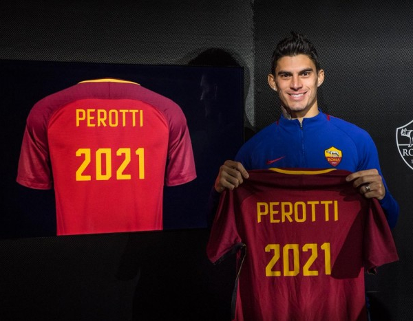 Roma-Perotti, ufficiale il rinnovo fino al 2021