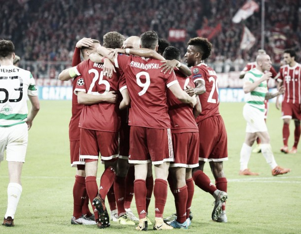 Champions League: Bayern Monaco dilagante, Celtic battuto 3-0