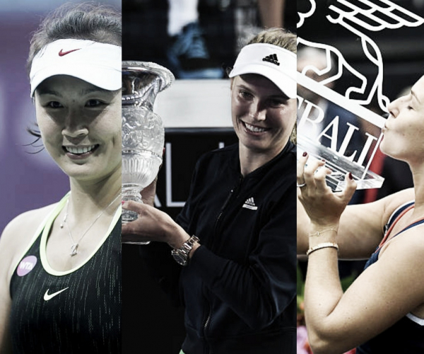 WTA Weekly Ledger: Peng Shuai, Caroline Wozniacki and Dominika Cibulkova take home titles