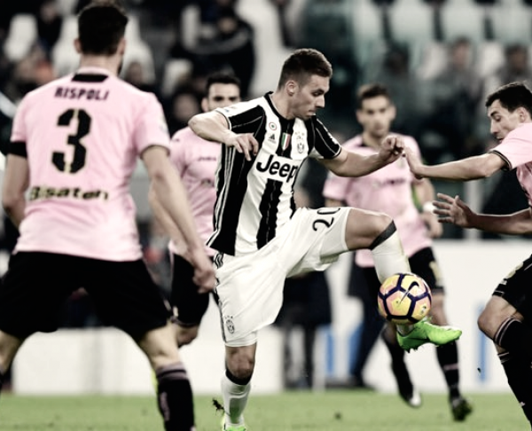 Juventus-Palermo: l'analisi. Allegri cambia spesso, Pjaca intermittente e un po' fuori dal gioco, Marchisio rinato.