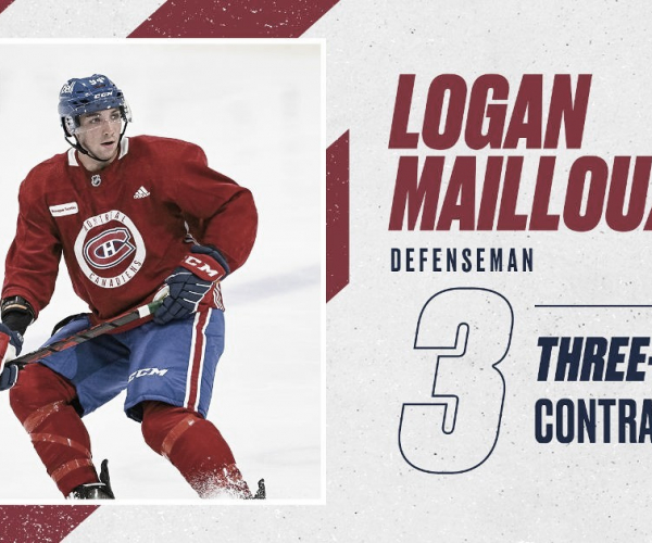Los Canadiens firman a Logan Mailloux un año después de la polémica