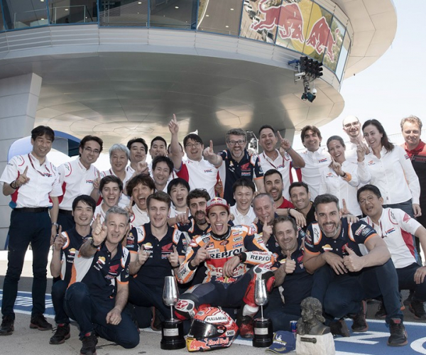 Los triunfadores en Jerez de la mano de Honda