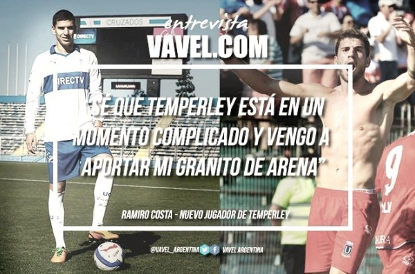 Ramiro Costa: "Quiero darle tranquilidad al hincha con mis goles"