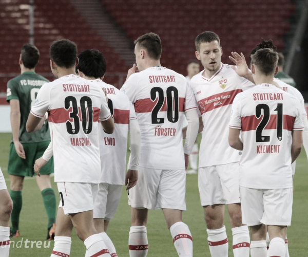 VfB
Stuttgart sufre, pero se lleva una victoria contra FC Augsburg