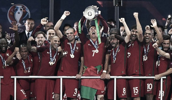 Euro 2016, l'euforia del Portogallo nel post partita dello Stade de France