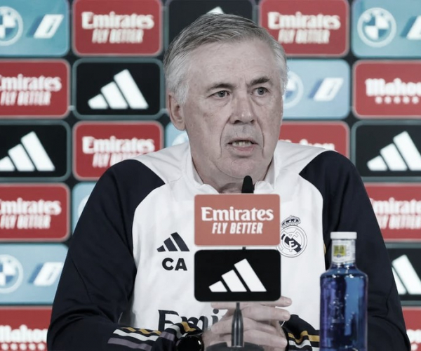 Carlo Ancelotti: "Va a ser un partido exigente porque Las Palmas juega muy bien al fútbol"