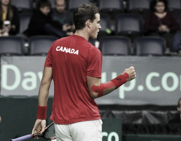 Davis Cup: Canada in command of world group playoff