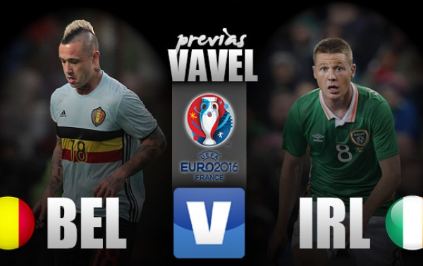 Previa Bélgica vs Irlanda: necesidades tempranas