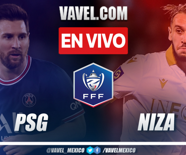 Resumen: PSG 0(5)-0(6) Niza en Copa de Francia 2021-22