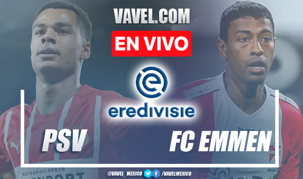 Goles y resumen del PSV 4-1 Emmen en Eredivisie