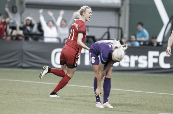 Portland Thorns topple Orlando Pride late to seal first three points of season